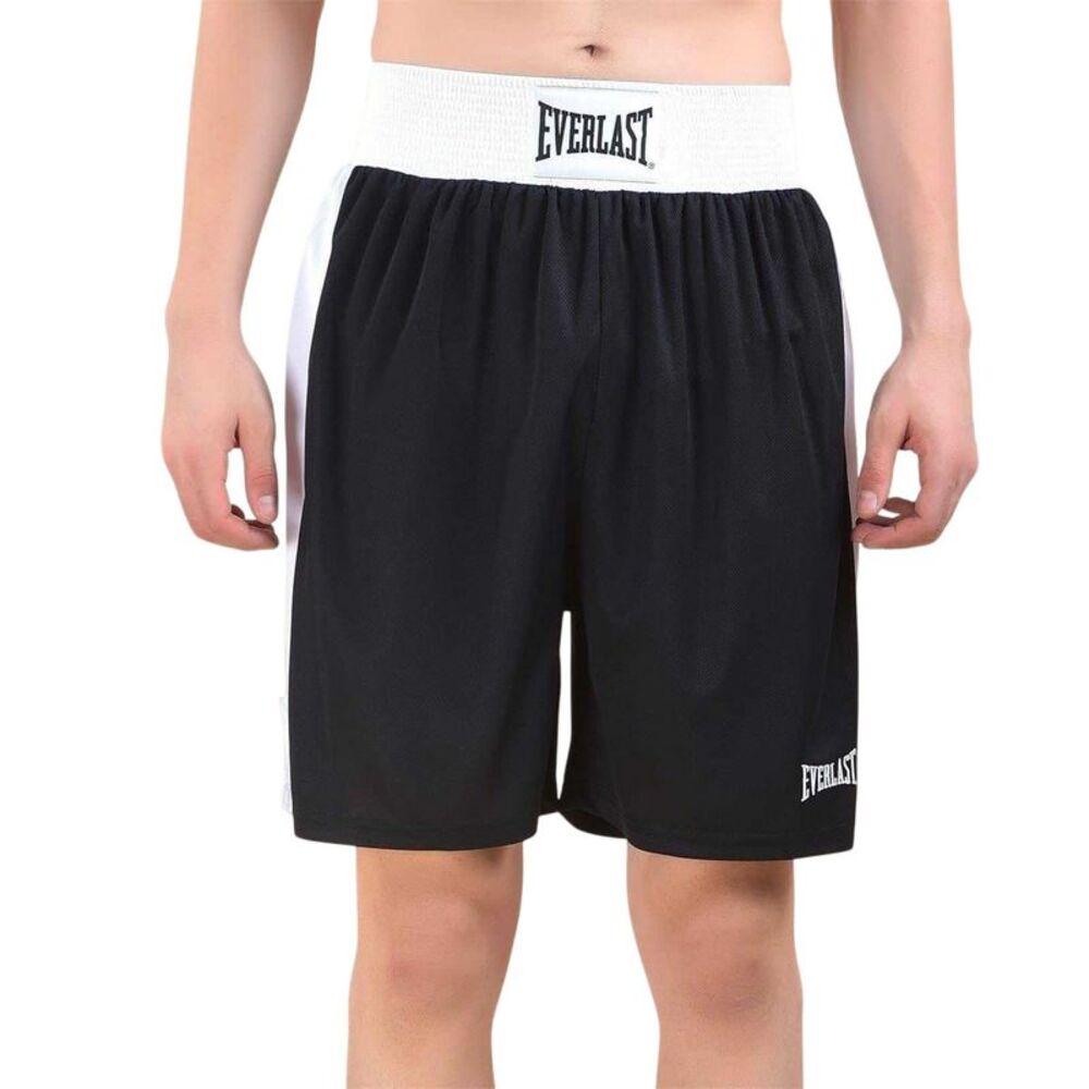 Everlast Mens Boxing Shorts / Black/White